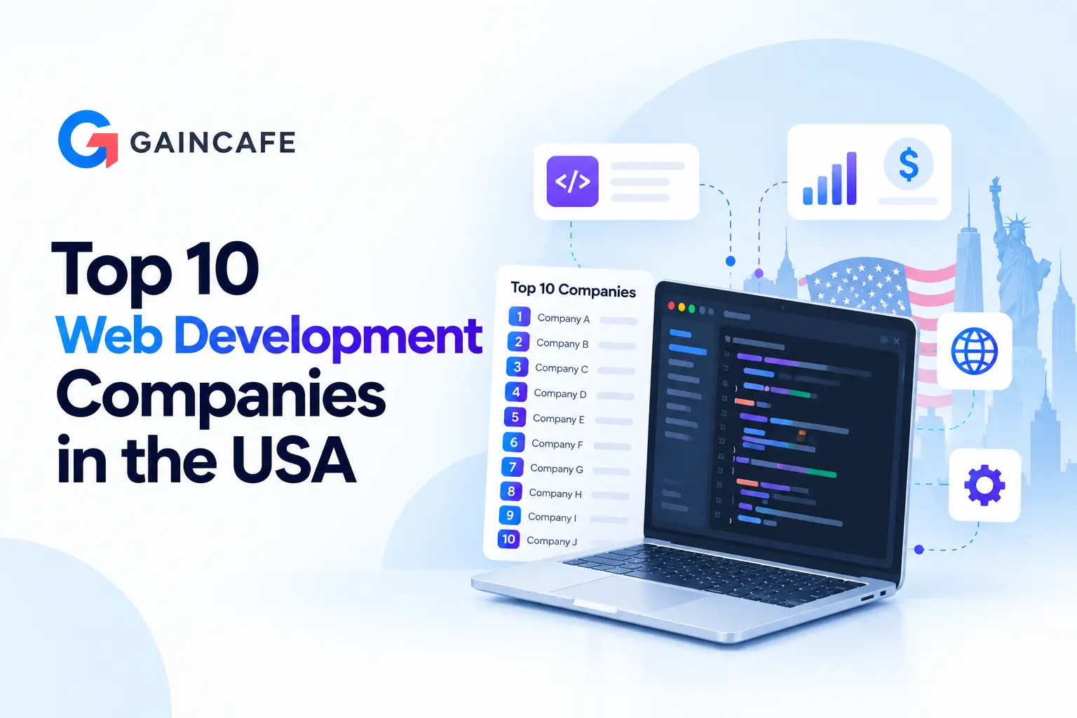 Top 10 Web Development Companies in the USA (2026) | Gaincafe