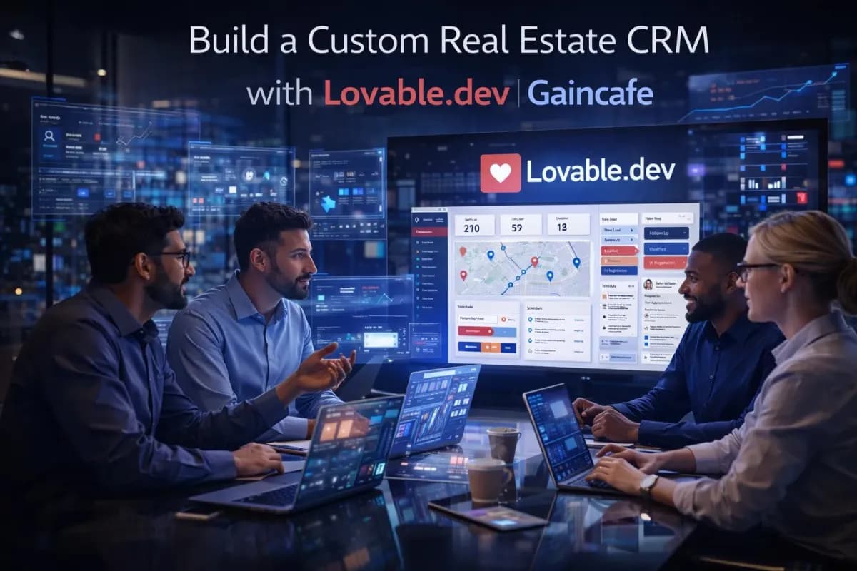 Build a Custom Real Estate CRM with Lovable.dev | Gaincafe