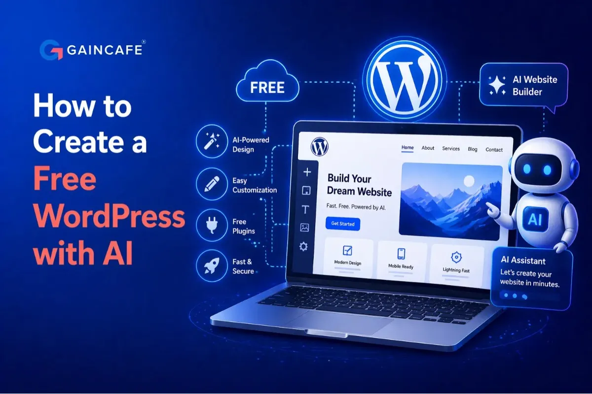 How to Create a Free WordPress Website with AI in 2026 | Gaincafe