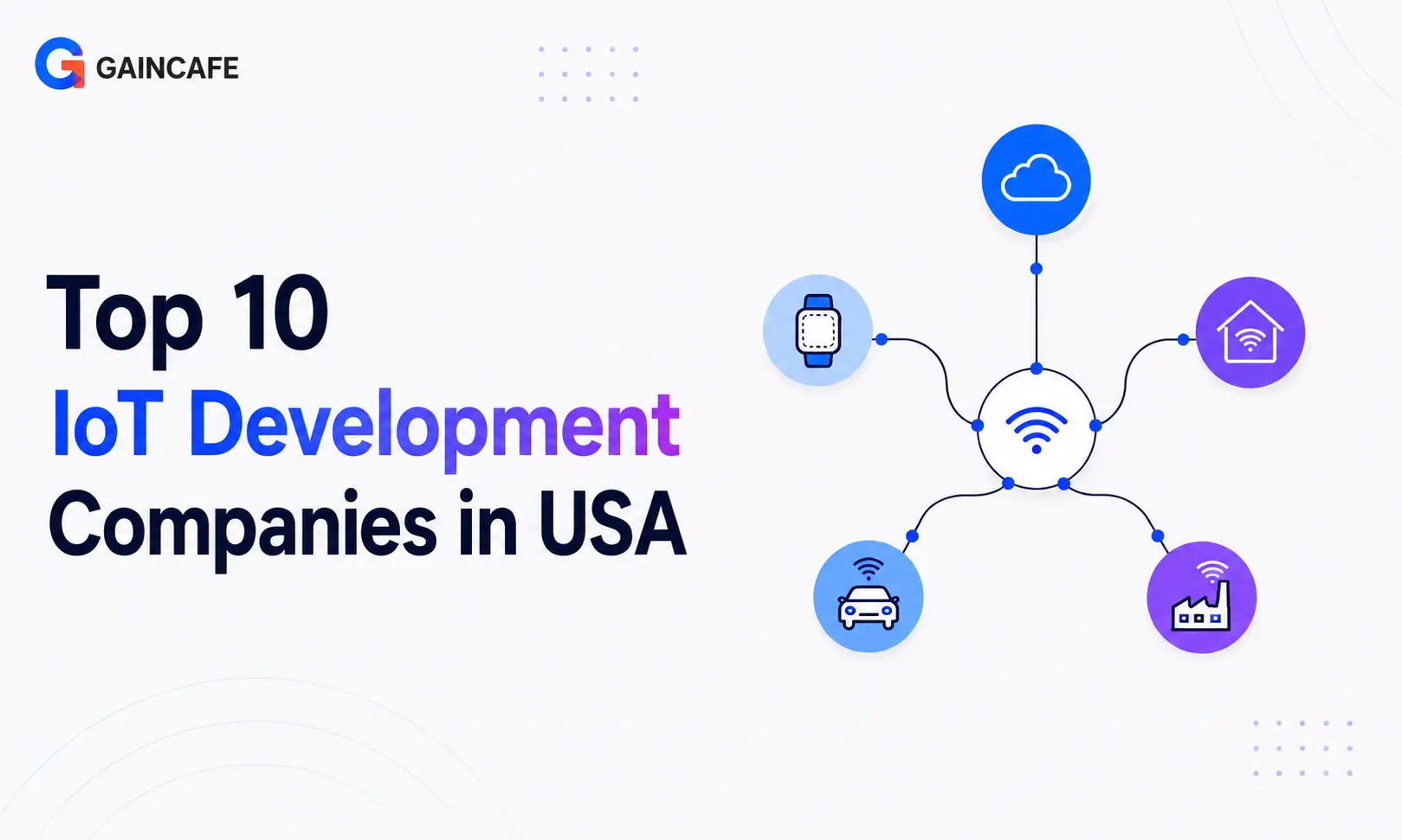 Top 10 IoT Development Companies in USA 2026 | Gaincafe