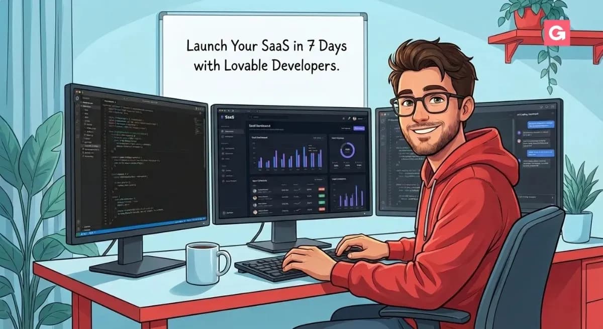 Launch Your SaaS in 7 Days | Hire Lovable Developers | Gaincafe
