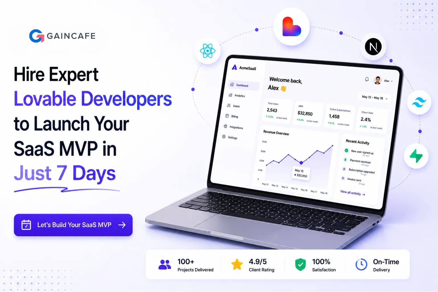 Hire Expert Lovable Developers to Launch Your SaaS MVP in Just 7 Days