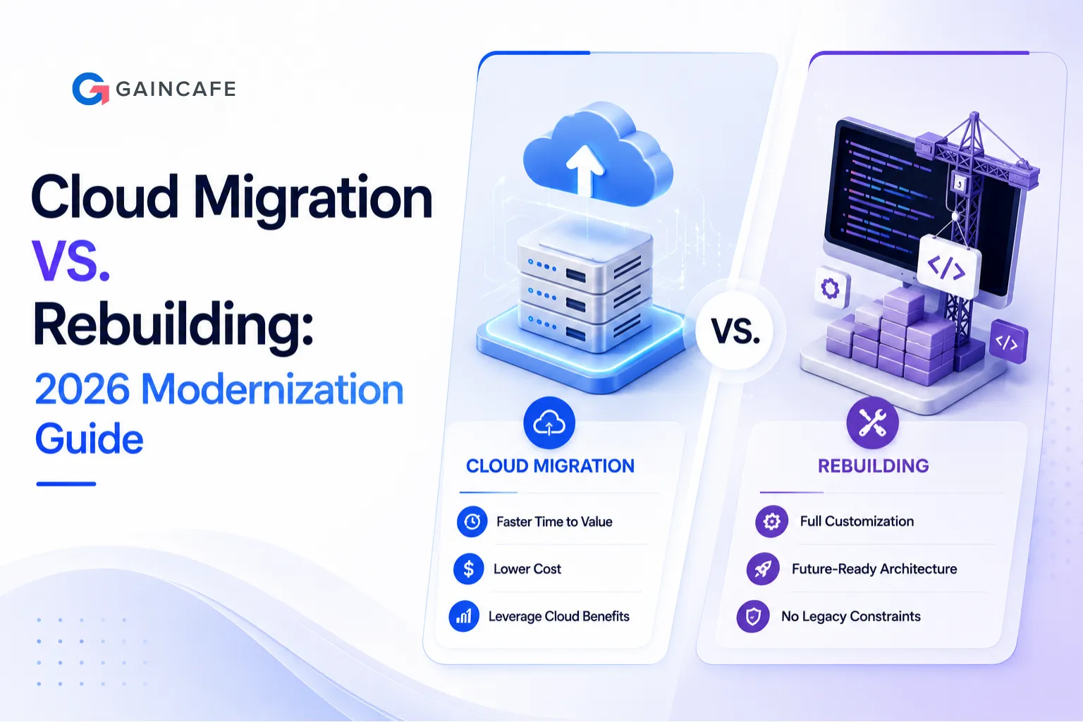 Cloud Migration vs. Rebuilding: 2026 Modernization Guide