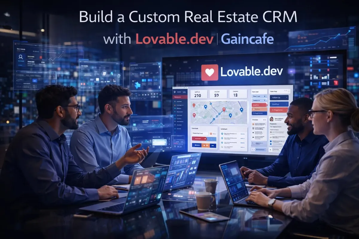 Build a Custom Real Estate CRM with Lovable.dev | Gaincafe