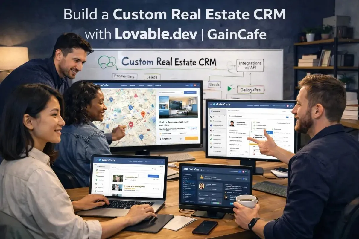 Build a Custom Real Estate CRM with Lovable.dev | Gaincafe
