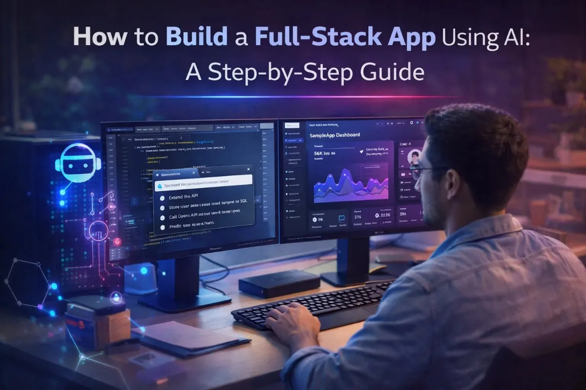 How to Build a Full-Stack App Using AI: A Step-by-Step 2026 Guide