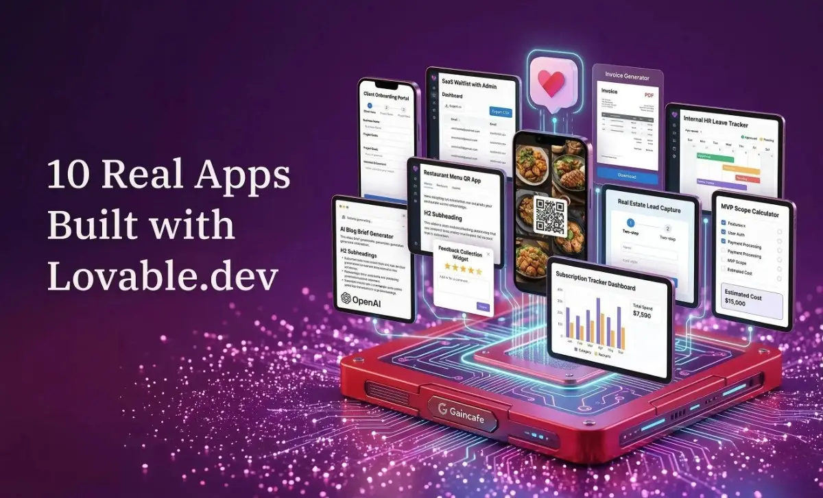 10 Real Apps Built with Lovable.dev (Prompts, Stack & Time)