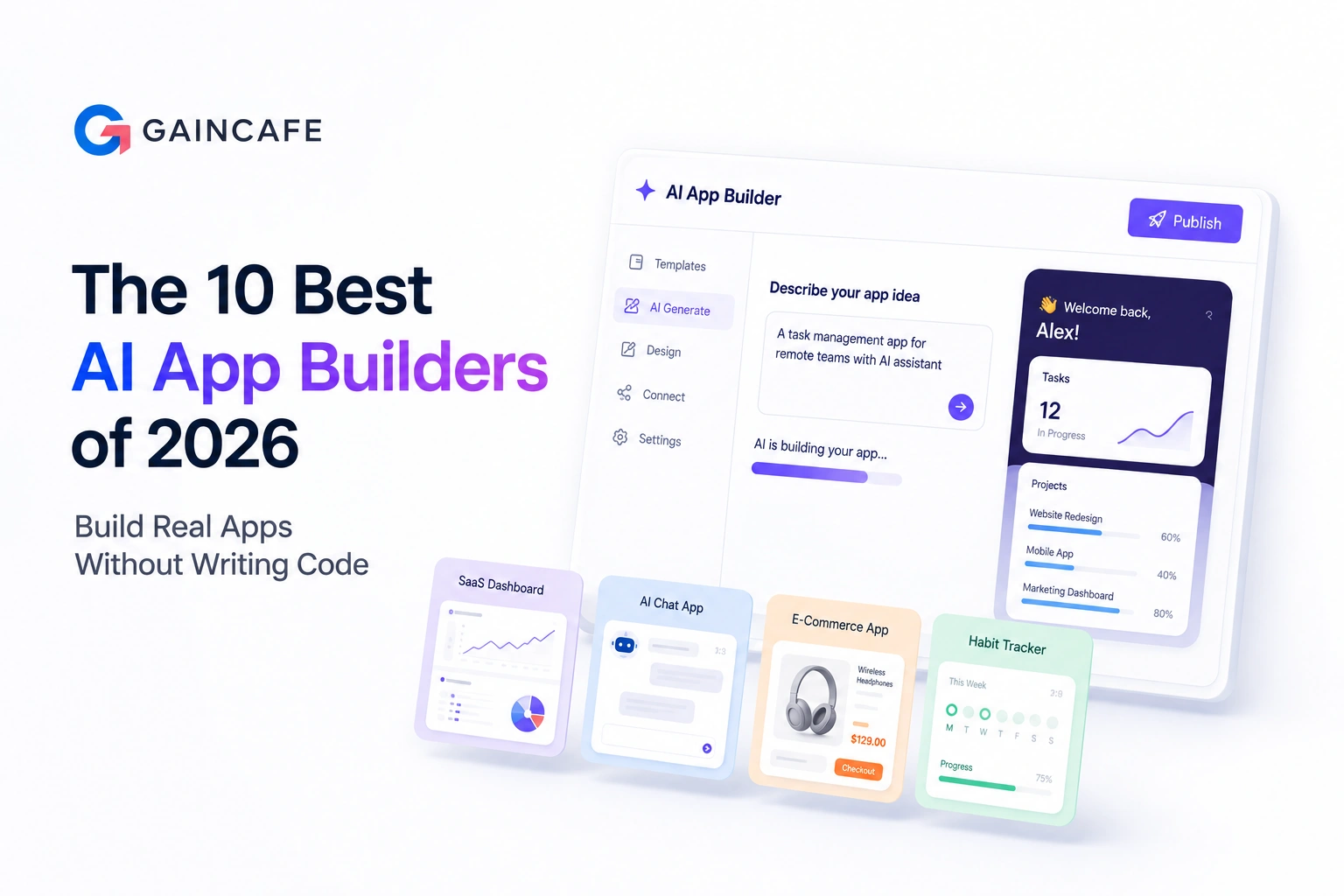 10 Best AI App Builders of 2026 (With Pricing) | Gaincafe