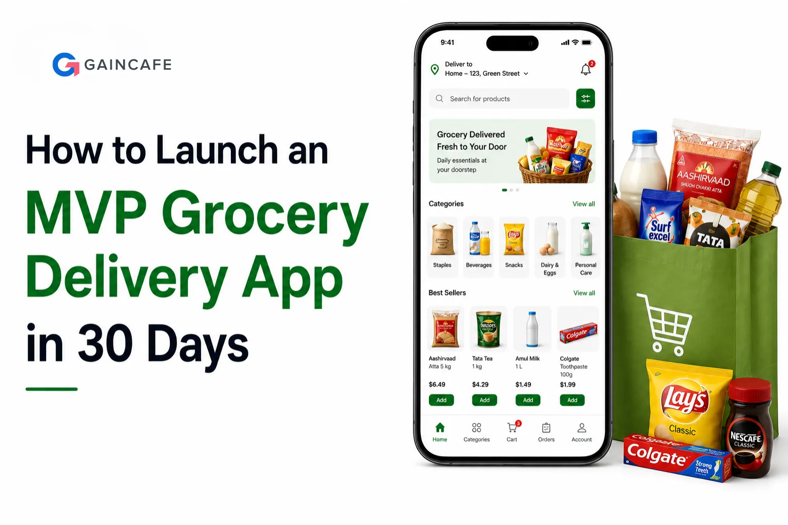How to Launch an MVP Grocery Delivery App in 30 Days (2026 AI-Powered Guide)
