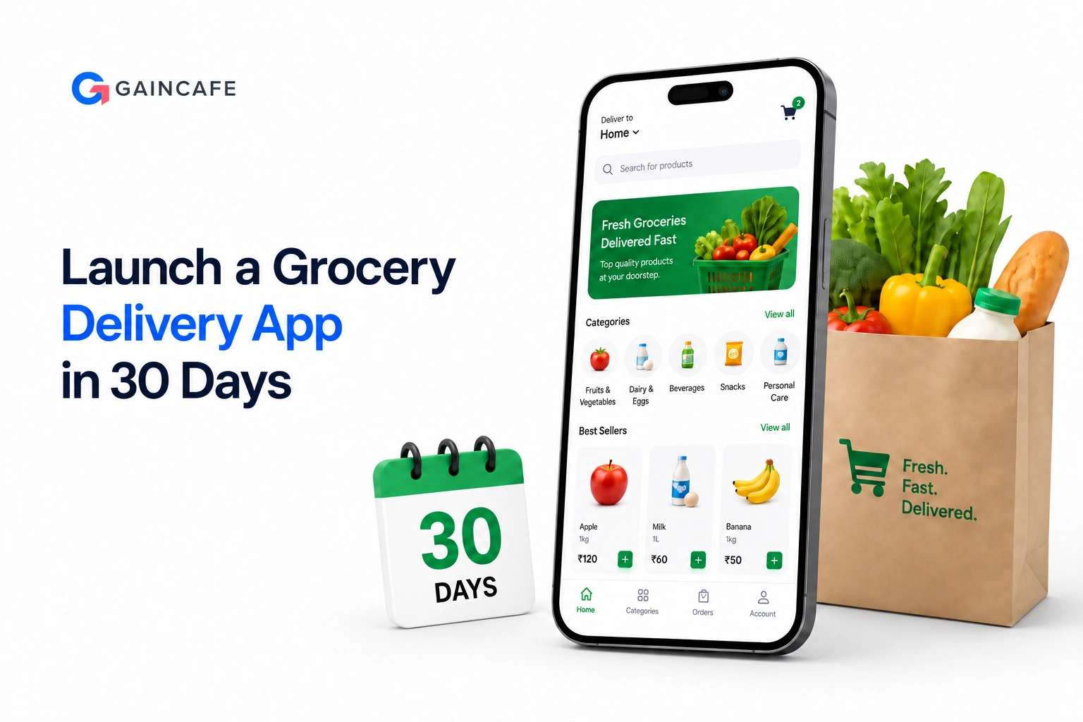 How to Launch an MVP Grocery Delivery App in 30 Days (2026 AI-Powered Guide)