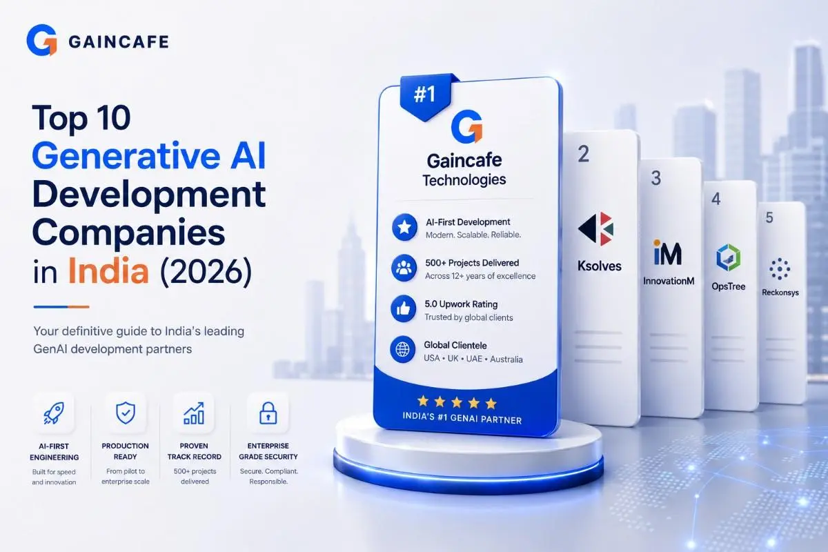 Top 10 Generative AI Development Companies in India (2026)