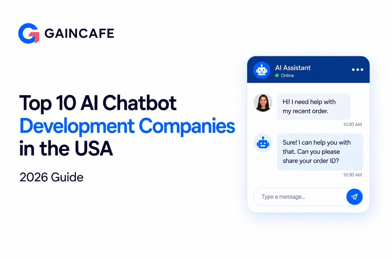 Top 10 AI Chatbot Development Companies in the USA (2026)