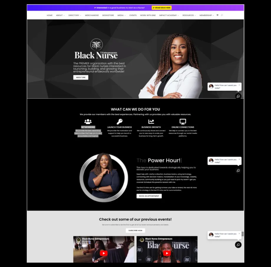 Black Nurse Entrepreneurs — Community & Business Empowerment Platform