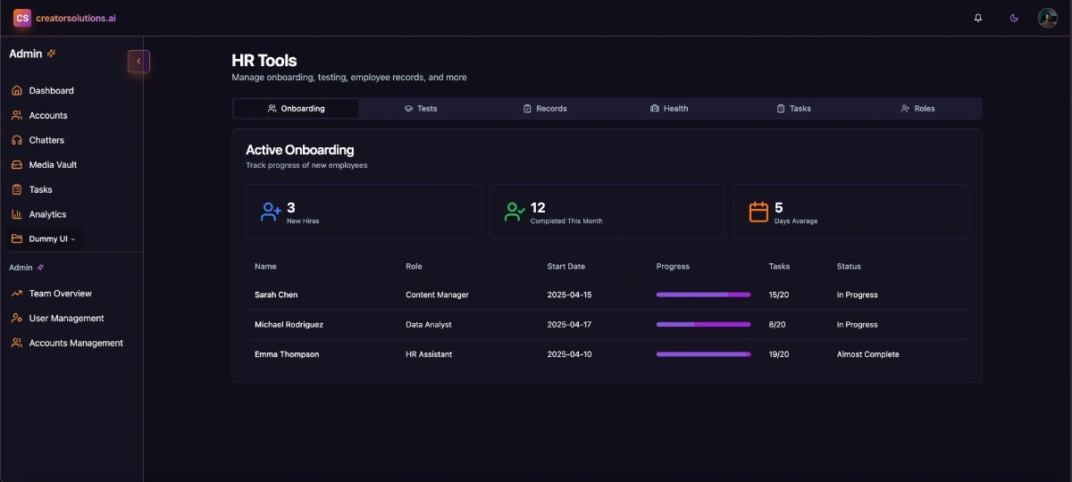 AI Chat Interface - After