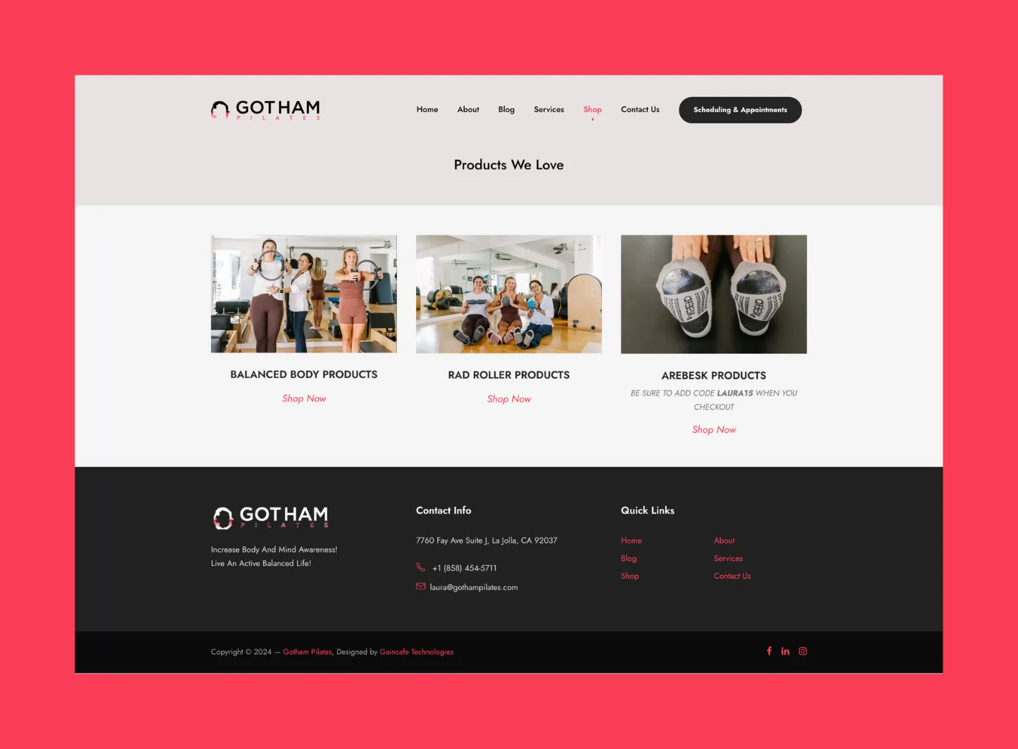 Classes & Services - After