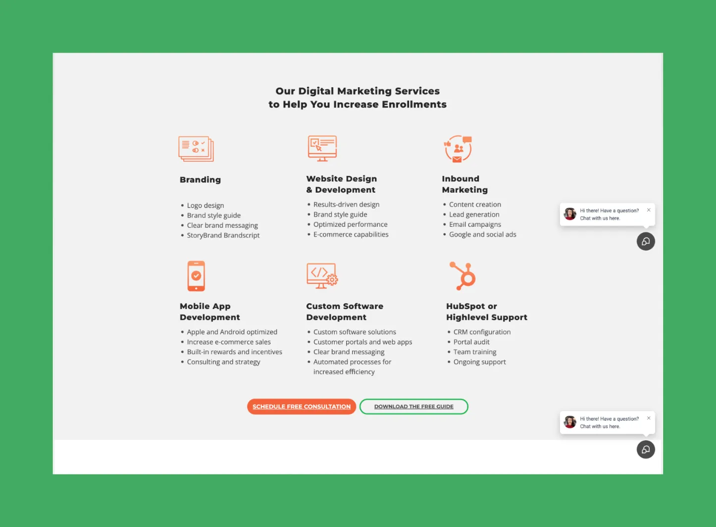 Services Section - After