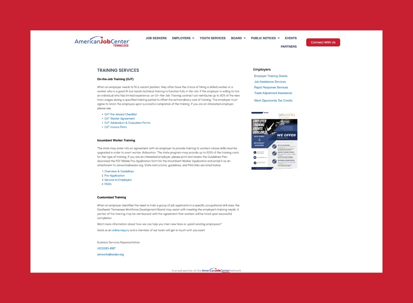 Resources / Support - After